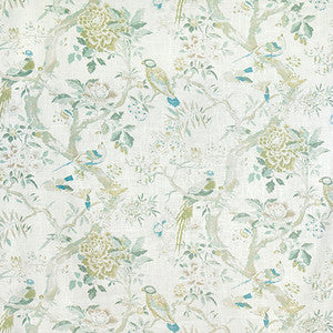 Charming Bird Lagoon by Carole Fabric