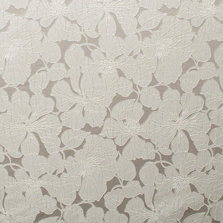 Garden Stroll Taupe by Carole Fabric Radiance 100% Polyester Turkey  29 1/2" V, 19" H 57"  - Fabric Carolina -