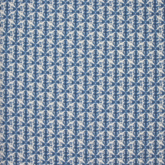 Summer Heat Pacific by Carole Fabric Ocean Blue 100% Cotton USA Passes 9,000 Double Rubs Wyzenbeek Horizontal: 2 5/8" D and Vertical: 4 1/4" V 55" - Fabric Carolina -
