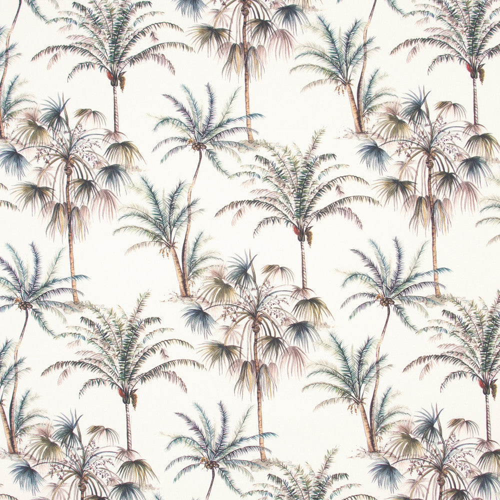 Palm Away Jungle by Carole Fabric Lemongrass 100% Cotton Spain Passes 16,000 Circular Rubs Martindale Horizontal: 13.5 and Vertical: 25 54 - Fabric Carolina -