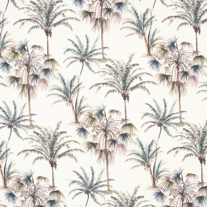 Palm Away Jungle by Carole Fabric Lemongrass 100% Cotton Spain Passes 16,000 Circular Rubs Martindale Horizontal: 13.5 and Vertical: 25 54 - Fabric Carolina -