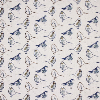 Bird Bath Regal Blue by Carole Fabric Reflection Pool 100% Cotton USA Passes 15,000 Double Rubs Wyzenbeek </p><p>Repeat: 8 3/4" V, 18 3/4" H 54" - Fabric Carolina -