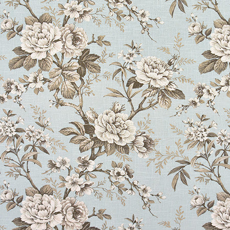 Kind Regards Seaglass by Carole Fabric Jade 55% Linen, 45% Viscose-Soil Repellent S Korea 12,000 Wyzenbeek Double Rubs 24 1/2" V, 27" H 55"  - Fabric Carolina -