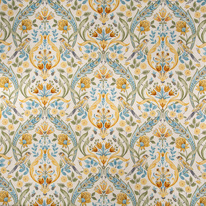 Birds And The Bees Lapis by Carole Fabric