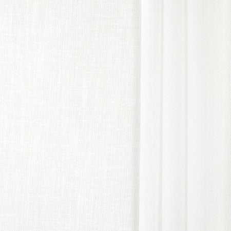 <p>New Heights White by Carole Designer Fabric</p><p><strong>Required Minimum Quantity Purchase: 2 yards</strong></p><p>Book: Sheer Joy</p><p>Content: 100% Recycled Polyester-Weighted Hem</p><p>Origin: </p><p>Performance: N/A</p><p>Repeat: None</p><p>Width: 125""</p>