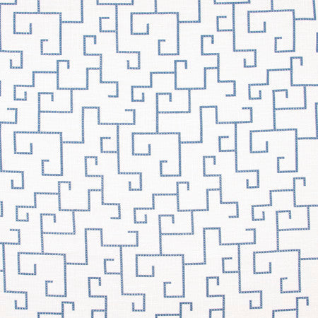 Venture Out Peacock by Carole Designer Fabric Spearmint 55% Linen 45% Rayon China 12 3/4" V, 12 1/2" H 53" - Swanky Fabrics -