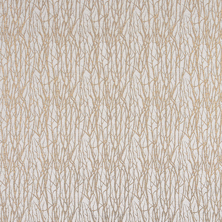 Winter Branches Champagne by Carole Designer Fabric Marble & Brass 92% Polyester, 8% Metallic India N/A 8 1/2" V, 6 3/4" H 57" - Swanky Fabrics -