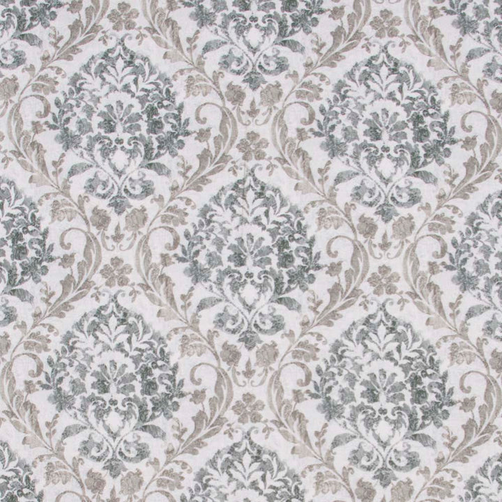 Porchester Charcoal by Carole Fabric Ash Oak 100% Polyester India 30,000 Wyzenbeek Double Rubs Horizontal: 13.5 and Vertical: 13.5 54 - Fabric Carolina -
