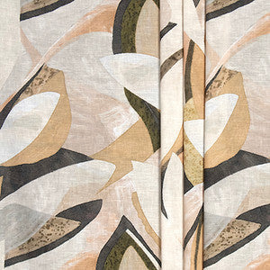 Flickering Light Golden Fern by Carole Fabric