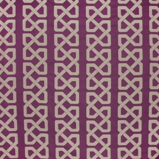 Grand Cable Mulberry by Carole Fabric Mulberry Sangria 100% Polyester India N/A Horizontal: 9 1/8" and Vertical: 8 1/2" V 54" - Fabric Carolina -