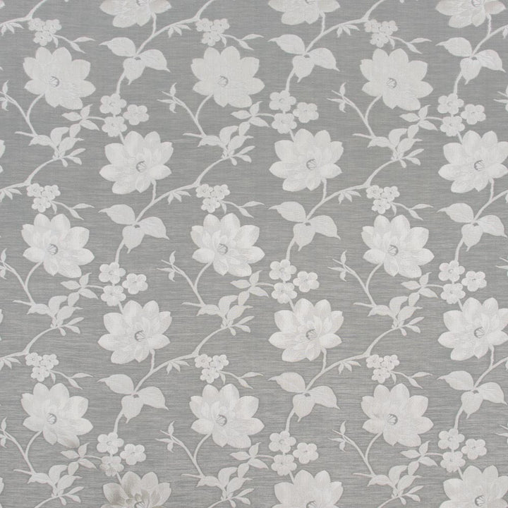 Proper Pose Pewter by Carole Fabric Silver Fox 67% Polyester, 33% Cotton India Passes 30,000 Double Rubs Wyzenbeek Horizontal: 1375 and Vertical: 135 54 - Fabric Carolina -