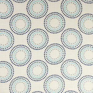 Fireballs Aqua by Carole Fabric