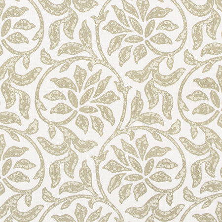 Caswell Bay Linen by Carole Fabric Moonstone 70% Cotton, 25% Polyester, 5% Linen India N/A 10 1/2" V, 10 3/4" H 54"  - Fabric Carolina -