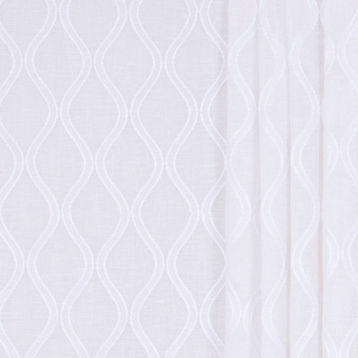 Semicircle Cloud by Carole Designer Fabric Sheer Intrigue 54% Linen, 32% Cotton, 14% Polyester India N/A Horizontal: 3.25 and Vertical: 4.5 52 - Swanky Fabrics -