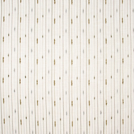 In A Row Chrome by Carole Fabric Haven 100% Polyester India Passes 30,000 Double Rubs Wyzenbeek Horizontal: 5 1/4" and Vertical: 6 1/4" V 52.75" - Fabric Carolina -