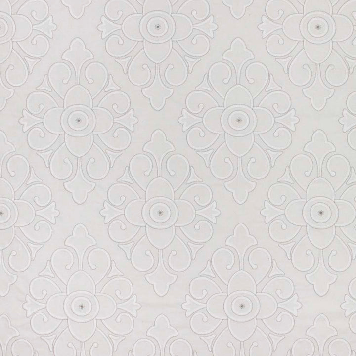 Free Reign Snow by Carole Fabric Lavender Mist 60% Cotton, 35% Polyester, 5% Zari India N/A Horizontal: 13 and Vertical: 15 51 - Fabric Carolina -