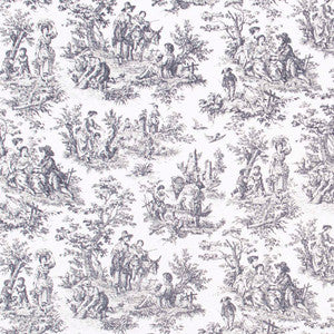 Country Toile Noir by Carole Fabric