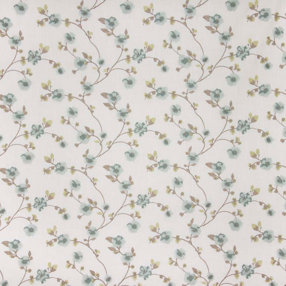 This Is Love Delphinium by Carole Fabric Seamist 73% Cotton, 27% Polyester India Passes 15,000 Double Rubs Wyzenbeek Horizontal: 13375 and Vertical: 925 54 - Fabric Carolina -