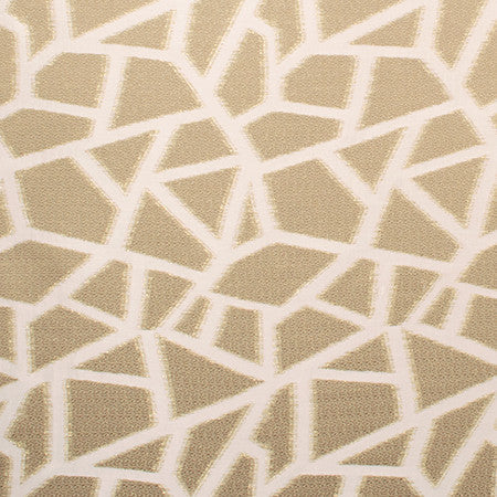 All Angles Gold by Carole Designer Fabric Radiance 100% Polyester Turkey 18" V, 10" H 58" - Swanky Fabrics -