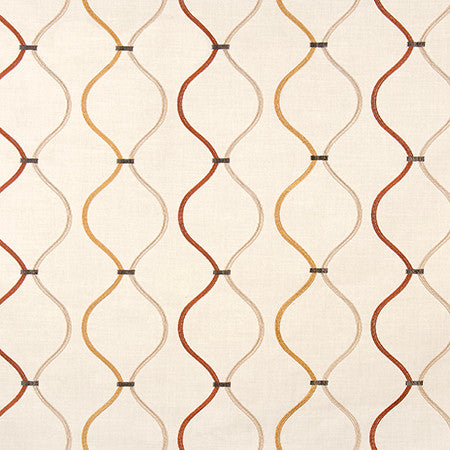 Stroke Of Genius Sahara by Carole Fabric Well Suited Base: 75% Cotton, 25% Polyester Embr: 100% Polyester 20,000 Wyzenbeek Double Rubs 6 1/2" V, 10 3/4" H 53.75*" - Fabric Carolina -