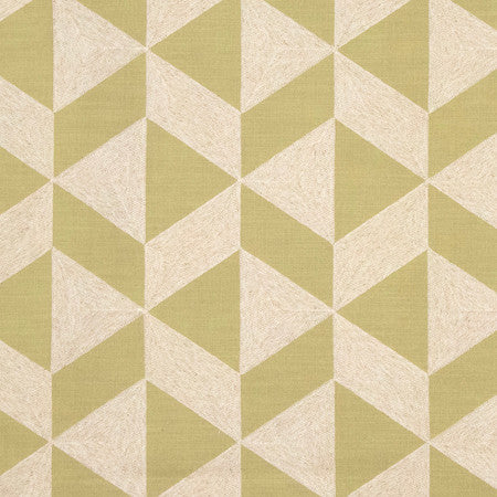 To Their Surprise Celery by Carole Fabric Serene Green Base: 75% Cotton, 25% Polyester Embr: 60% Polyester, 25% Cotton, 15% Linen N/A 9 1/2" V, 6 5/8" H 53" - Fabric Carolina -