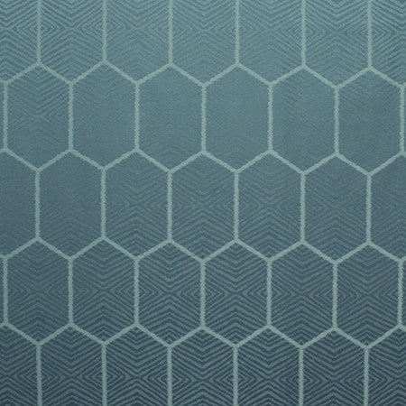 Break Free Peacock by Carole Designer Fabric State Of The Art 73% Recycled Polyester, 27% Polyester INDIA 14,000 Martindale Circular Rubs 12 1/2" V, 4 1/2" H 55" - Swanky Fabrics -