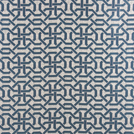 Wander Around Slate by Carole Designer Fabric Blue Steel 69% Polyester, 31% Cotton Turkey 6 3/8" V, 7" H 59" - Swanky Fabrics -