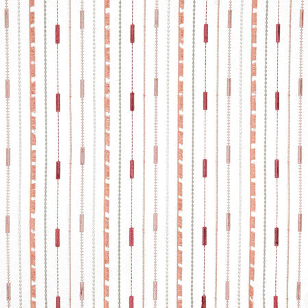 Always In Peony by Carole Designer Fabric Sunset Serenade Base: 52% Polyester, 48% Cotton Embr: 100% Polyester India 6 1/4" V, 6 1/2" H 52"" - Swanky Fabrics -