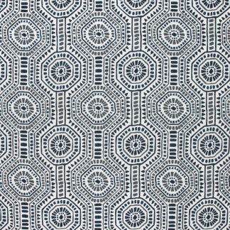 Garden Stone Denim by Carole Fabric French Navy 85% Cotton, 15% Linen USA Passes 60,000 Double Rubs Wyzenbeek </p><p>Repeat: 13 1/2" V, 13 1/2" H 56" - Fabric Carolina -