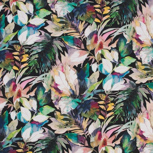 Tropic Paradise Noir by Carole Fabric