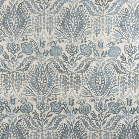 Majestic View Ocean by Carole Fabric Well-Traveled 36% Polyester, 26% Cotton, 22% Viscose, 16% Linen China 30,000 Wyzenbeek Double Rubs </p><p>Repeat: 26 3/4" V, 13 1/2" H 55" - Fabric Carolina -