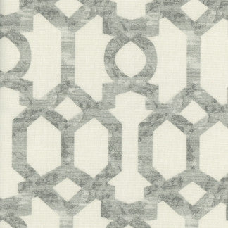 Every Breath Silver by Carole Fabric Clean Comfort 100% Cotton Turkmenistan Passes 30,000 Double Rubs Wyzenbeek Horizontal: 4 1/2" and Vertical: 6 3/4" 54" - Fabric Carolina -