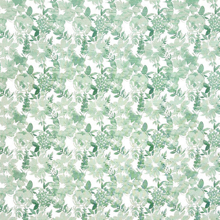 Your World Spruce by Carole Fabric Oasis 100% Cotton Pakistan  9" V, 9" H 54"  - Fabric Carolina -