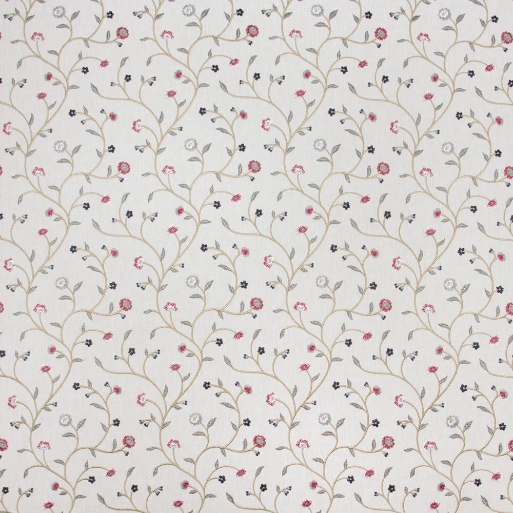 Falling In Love Potpourri by Carole Fabric Coconut Cream 52% Cotton, 48% Polyester India Passes 30,000 Double Rubs Wyzenbeek Horizontal: 925 and Vertical: 925 53 - Fabric Carolina -