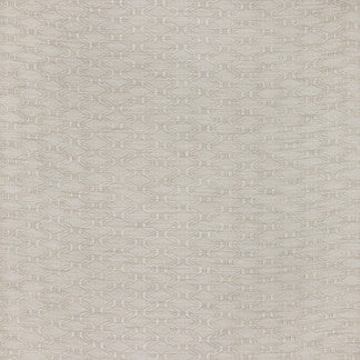 Far Wall Carved Ivory by Carole Designer Fabric Sandalwood 100% Polyester Woven In USA 2 1/2" V, 4 3/4" H 56" - Swanky Fabrics -
