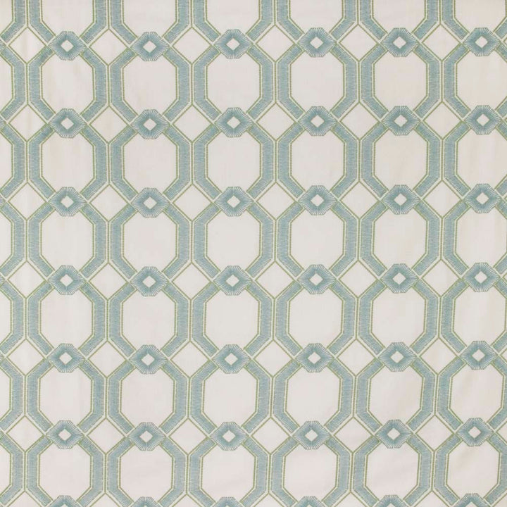 Graceful Gate Sea Glass by Carole Fabric Seamist 100% Polyester India N/A Horizontal: 675 and Vertical: 65 54 - Fabric Carolina -