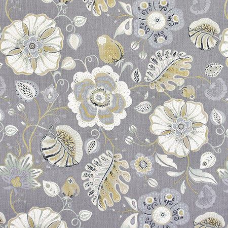 Art Of Being Flannel by Carole Designer Fabric Bluebell 59% Cotton, 41% Polyester-Light Latex Backing China 15,000 Wyzenbeek Double Rubs 23 3/4" V, 27 1/2" H 54" - Swanky Fabrics -