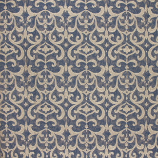 Family Heirloom Navy by Carole Fabric Emerald Ocean 65% Polyester, 35% Viscose Turkey N/A Horizontal: 11 1/8" and Vertical: 16 1/2" 55" - Fabric Carolina -