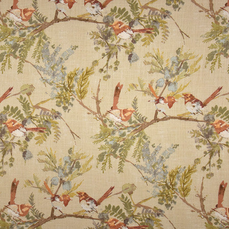 Round Robin Linen by Carole Fabric Muse 100% Cotton India 30,000 Wyzenbeek Double Rubs 25 3/4" V, 27 1/4" H HD 55.25"  - Fabric Carolina -