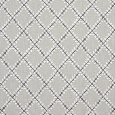 Diamond Petals Smoke by Carole Fabric Wellington Base: 100% Polyester. Embr: 100% Viscose INDIA 51,000 Wyzenbeek Double Rubs 6" V, 5 3/8" H HD 55"  - Fabric Carolina -