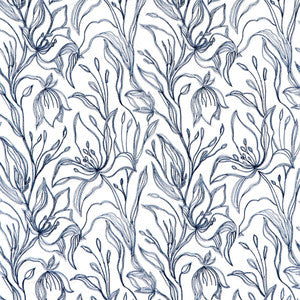 Melody Navy by Carole Fabric