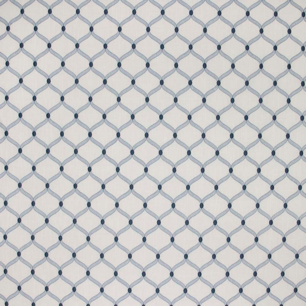 Only For You Marina by Carole Fabric French Navy 73% Cotton, 27% Polyester India N/A Horizontal: 375 and Vertical: 45 54 - Fabric Carolina -