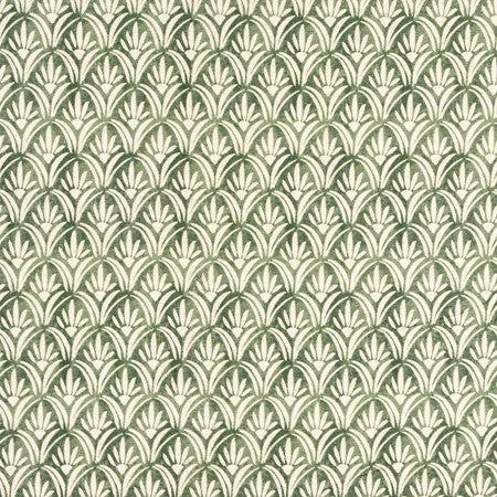 Dont Look Olive by Carole Designer Fabric Serene Green 85% Cotton, 15% Linen N/A 2 5/8" V, 1 3/8" H 55" - Swanky Fabrics -