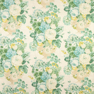 Brilliant Blooms Jade by Carole Fabric