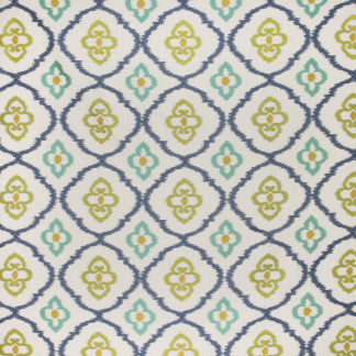 Say It Again Cabana Blue by Carole Fabric French Navy 75% Viscose, 25% Linen India Passes 25,000 Double Rubs Wyzenbeek Horizontal: 10 1/2" and Vertical: 9 1/2" V 55" - Fabric Carolina -
