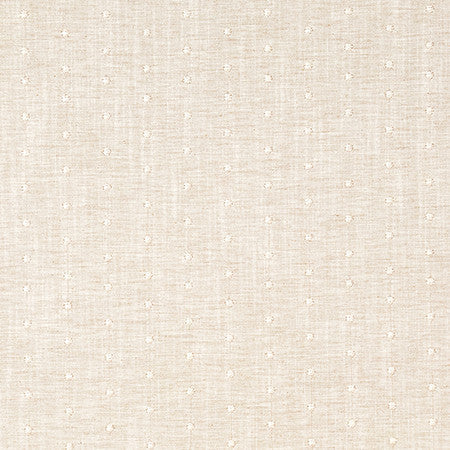 In Knots Vanilla by Carole Designer Fabric English Garden Base: 82% Polyester, 11% Cotton, 7% Linen Embr: 78% Cotton, 22% Viscose 51,000 Wyzenbeek Double Rubs 1" V, 2 3/8" H 52*" - Swanky Fabrics -