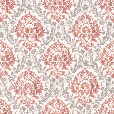 Porchester Spice by Carole Fabric Red Sea 100% Polyester India  13 1/2" V, 13 1/2" H HD 54"  - Fabric Carolina -