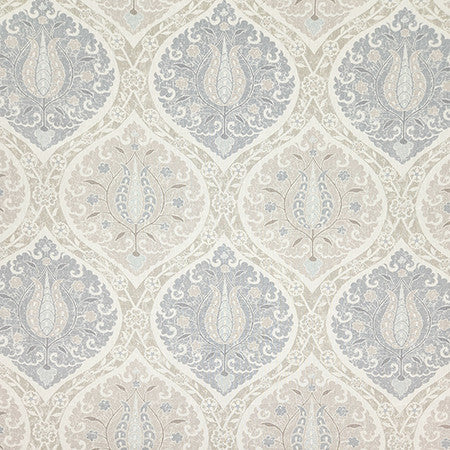 Stateside Taupe by Carole Fabric Dewdrop 90% Cotton, 10% Linen-SSR Printed In Usa  18" V, 13 1/2" H 54"  - Fabric Carolina -