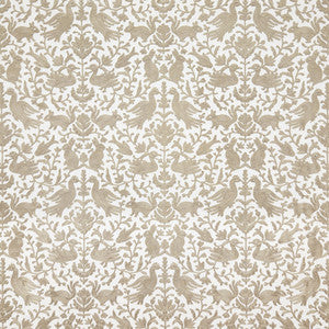 Woodland Animals Ivory by Carole Fabric