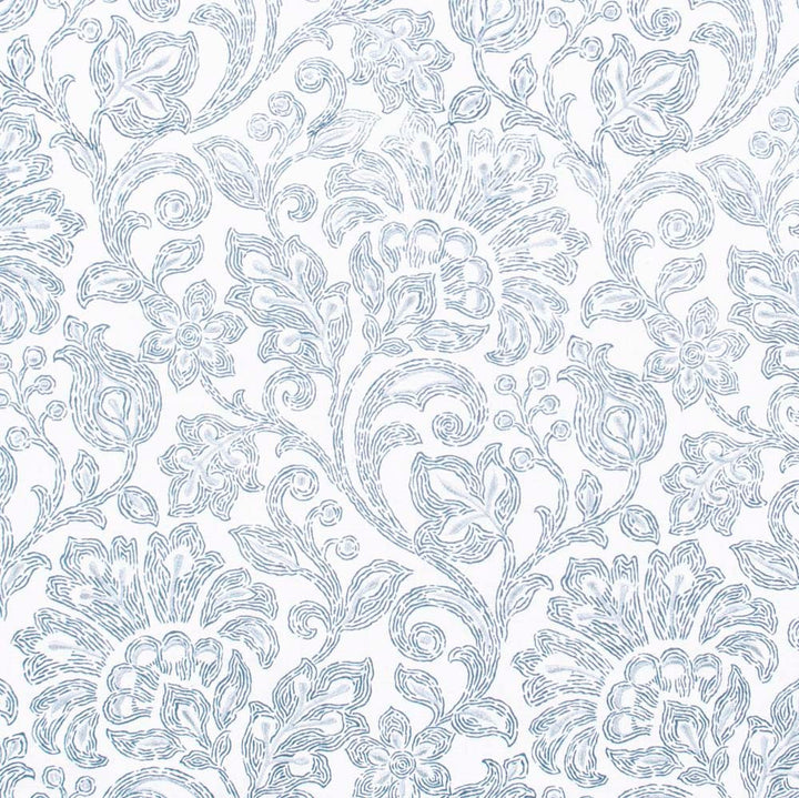 Few Words Mineral by Carole Designer Fabric Red Sea 100% Cotton India N/A Horizontal: 14.5 and Vertical: 24.5 54 - Swanky Fabrics -